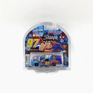 Superman Sharpie #97 NASCAR Ford Taurus 1/64 Die Cast Car Team Caliber